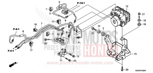 ABS MODULATOR NC700XAC de 2012